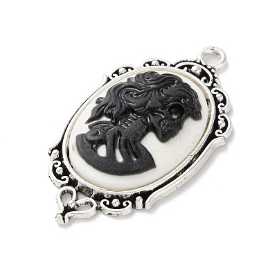 Tibetan Style Alloy Pendants TIBE-B002-04AS-01-1