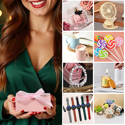 Folding Paper Gift Boxes with Ribbon CON-WH20001-11A-03-1
