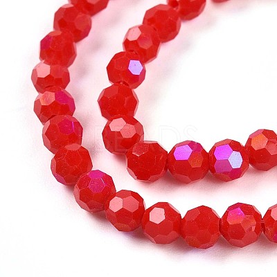 Opaque Glass Beads Strands EGLA-A035-P4mm-L03-1