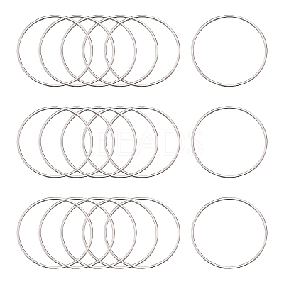 Tarnish Resistant 304 Stainless Steel Linking Ring LS-X-STAS-T047-15C-1