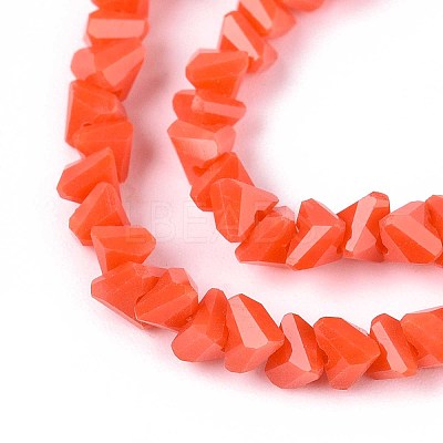 Opaque Glass Beads Strands GLAA-N019-4mm-14-1