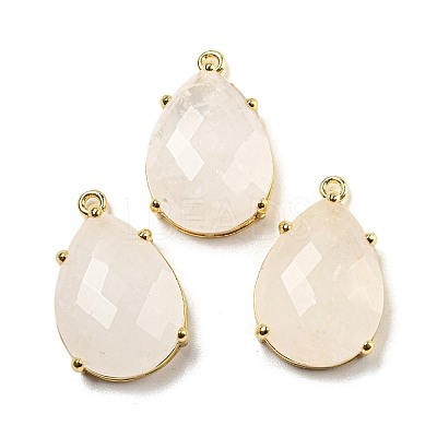 Natural Quartz Crystal Pendants G-M431-10G-01-1