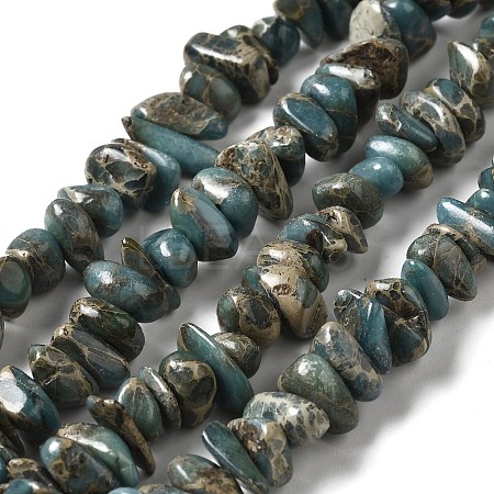Natural Serpentine Beads Strands G-F771-C01-02-1