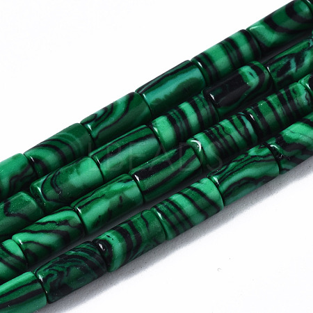 Synthetic Malachite Beads Strands G-S366-075-1