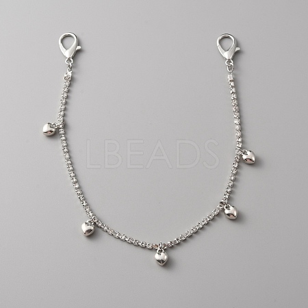 Alloy Rhinestone Shoe Chains FIND-WH0416-59A-1