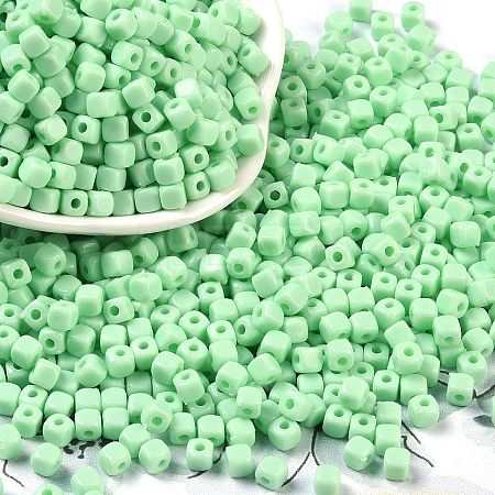 Opaque Acrylic Beads OACR-B025-06J-1