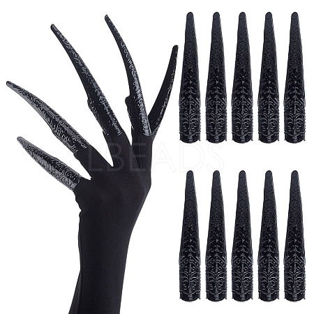 10Pcs Iron Finger Protectors AJEW-DR0001-78-1