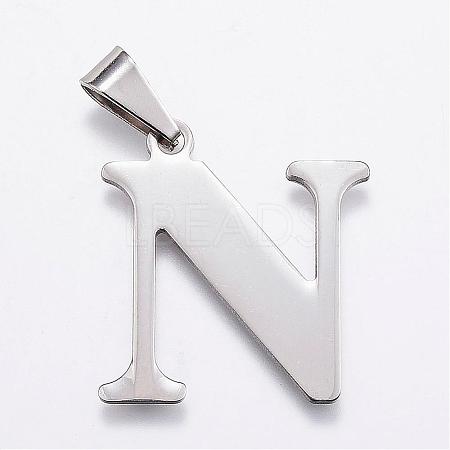 Tarnish Resistant 304 Stainless Steel Pendants STAS-F106-95P-N-1