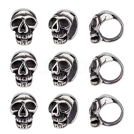 10Pcs 316 Surgical Stainless Steel Beads STAS-DC0016-70-1