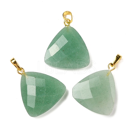 Natural Green Aventurine Pendants G-L614-D04-G03-1