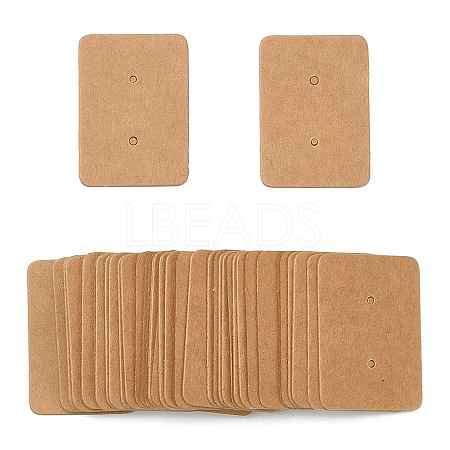 Kraft Paper Jewelry Earring Display Cards CDIS-YW0001-03B-1
