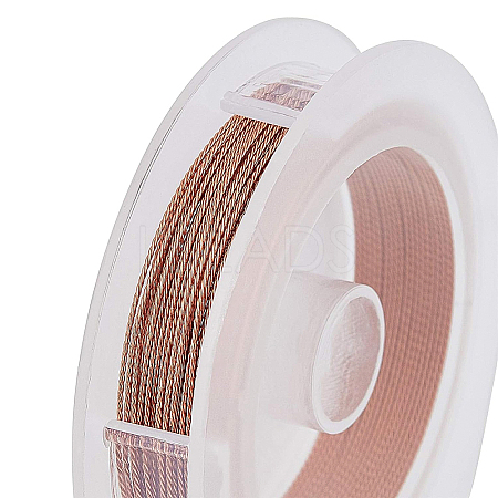 BENECREAT Round Copper Wire for Jewelry Making CWIR-BC0003-0.6mm-R-1