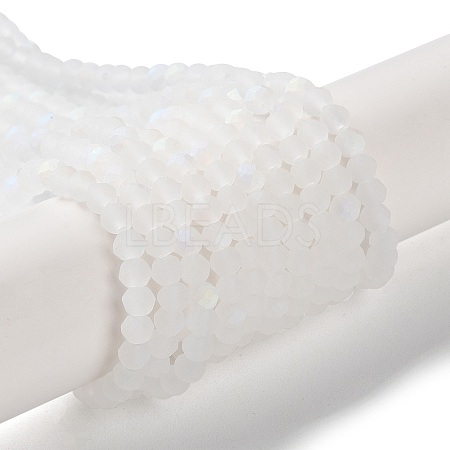 Transparent Glass Beads Strands EGLA-A044-T8mm-MB19-1