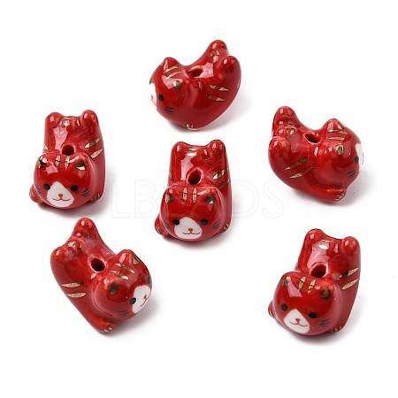 Handmade Porcelain Beads PORC-Z009-02G-1