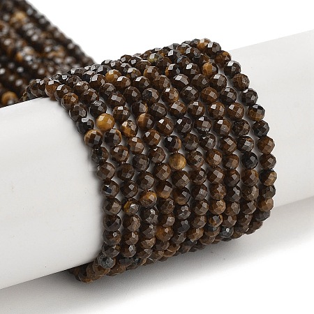 Natural Tiger Eye Beads Strands G-M399-03A-01-1