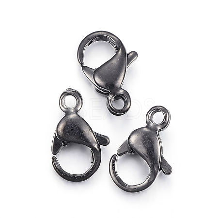 304 Stainless Steel Lobster Claw Clasps X-STAS-H353-A-02B-1