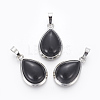 Natural Agate Pendants G-L512-C28-1