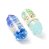 Translucent Resin Pendants RESI-D067-01B-3