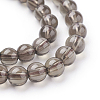 Smoky Quartz Beads Strands X-G-C076-4mm-4-3