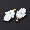 Handmade Lampwork Pendants LAMP-P057-02G-06-4