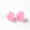 Opaque Acrylic Beads MACR-S370-C10mm-A01-2