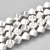 Electroplate Non-magnetic Synthetic Hematite Beads G-T114-37-2