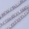 Natural Labradorite Beads Strands X-G-F619-15-3mm-1