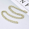 Brass Cable Chains Necklace Making MAK-N034-004A-14KC-4