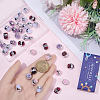 50Pcs 5 Colors Opaque Acrylic Beads MACR-SC0002-51-3