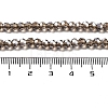 Electroplate Transparent Glass Beads Strands X-EGLA-A035-T4mm-A16-4