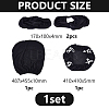 Polyester Chair Pad & Back & Handrail Cover Sets AJEW-WH0077-049A-2