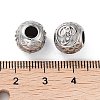 304 Stainless Steel Rhinestone European Beads STAS-A092-10P-P-3