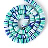 Handmade Polymer Clay Beads Strands CLAY-R089-6mm-T02B-14-5