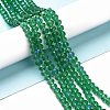 Electroplate Glass Beads Strands LS-EGLA-A034-T10mm-L12-4