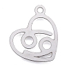 Non-Tarnish 304 Stainless Steel Pendants LS-STAS-M228-A01-01P-2