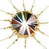 Mixed Gemstone Chip & Resin Dowsing Pendulum Big Pendants G-H293-02G-1