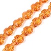 Transparent Glass Beads Strands DGLA-N021-02A-08-1
