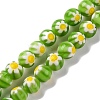 Handmade Millefiori Lampwork Beads Strands LAMP-G164-05M-1