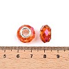 Baking Paint Transparent Glass European Beads GPDL-N004-C14mm-A02-3