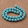Polished Round Grade A Shell Pearl Bead Strands BSHE-M027-6mm-17-2