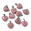 Natural Rhodonite Pendants G-I311-A14-2