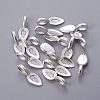Tibetan Style Alloy Glun-on Flat Pad Bails for Pendants Making LS-TIBEP-3348-AS-RS-2