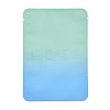 Two Tone Rectangle Plastic Zip Top Gift Bags OPP-C003-01A-02-1