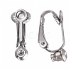 Brass Clip on Earring Converter X-KK-Q115-N-2