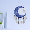 DIY Moon Pendant Decoration Diamond Painting Kit PW-WG99858-01-3