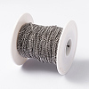 Tarnish Resistant 304 Stainless Steel Curb Chains Twisted Chains CHS-L014-14P-2