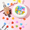 1 Bag 2-Hole Resin Buttons BUTT-SP0001-19B-5
