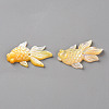 Left and Right Natural Yellow Shell Beads SSHEL-Q311-001-1