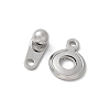 Brass Snap Clasps KK-U052-25P-2