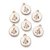 Alloy Enamel Pendants ENAM-CJC0013-05C-2